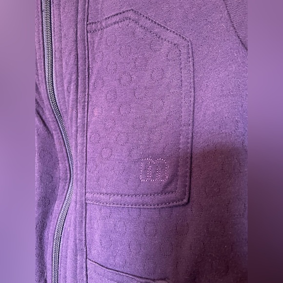 Fuzzy Faux Fur Lined Purple Marc by Marc Jacobs Hoodie Zip-up - Picture 4 of 6